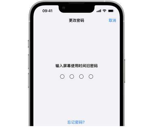 老新镇iPhone屏幕维修分享iPhone屏幕使用时间密码忘记了怎么办 