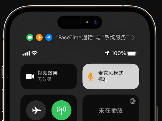 老新镇苹果授权维修网点分享iPhone在通话时让你的声音更清晰 