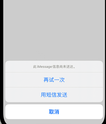 老新镇apple维修iPhone上无法正常发送iMessage信息