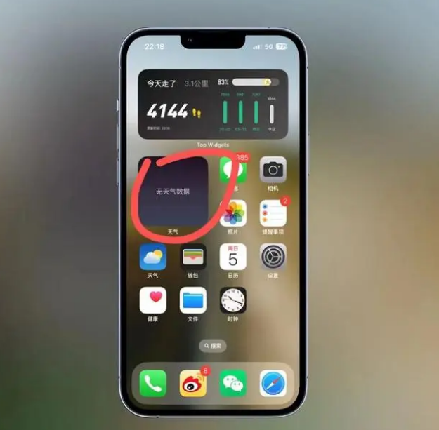 老新镇苹果手机维修分享:iOS16主屏幕天气小组件无法正常工作怎么办？ 